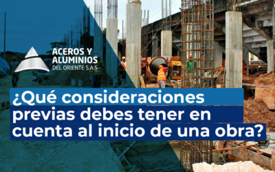 ¿Qué consideraciones previas debes tener en cuenta al inicio de obra?